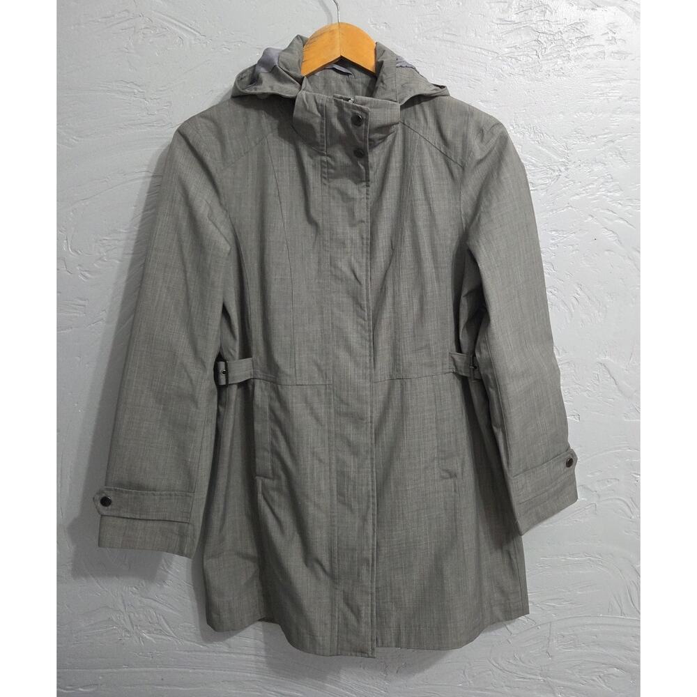 Kirkland Signature Series Gray Trench Coat Woman's Size Small